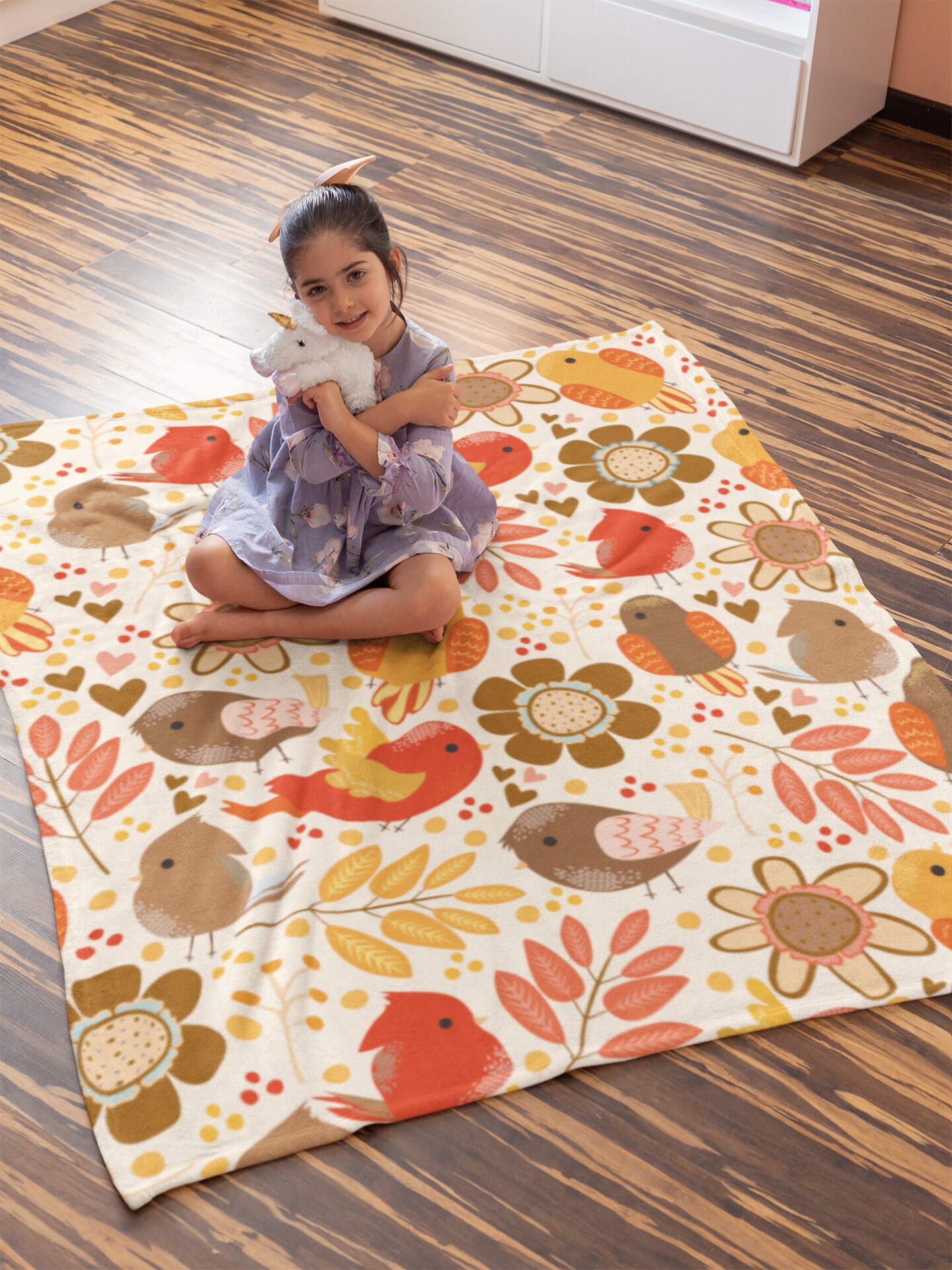 Bird Baby Blanket Bird Fleece Throw Bird Lover Gift Bird Etsy Denmark