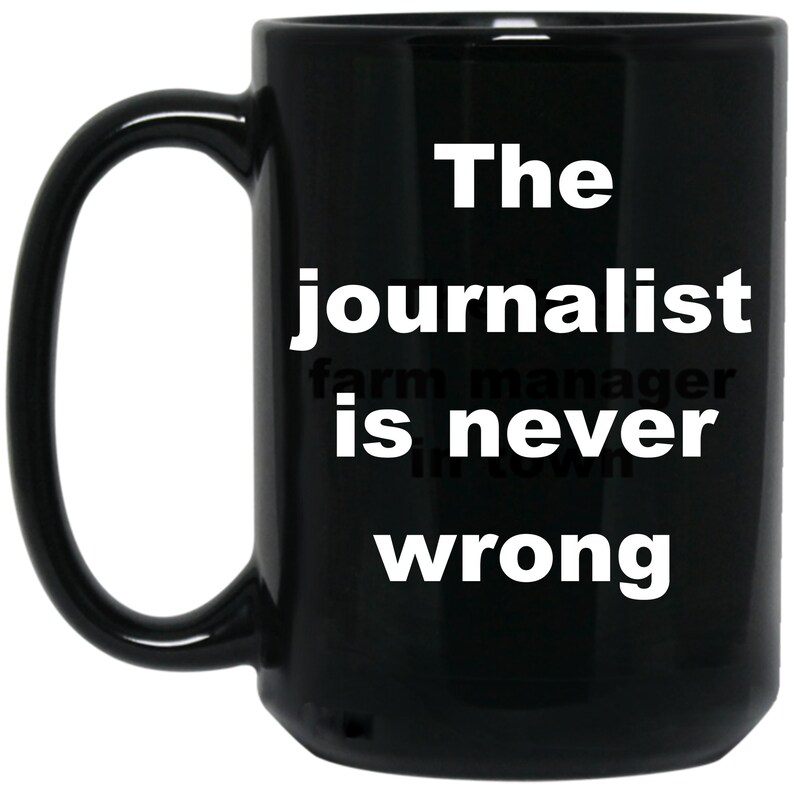 Gift For Journalist Journalist Mug Journalist Gift Mug For Etsy
