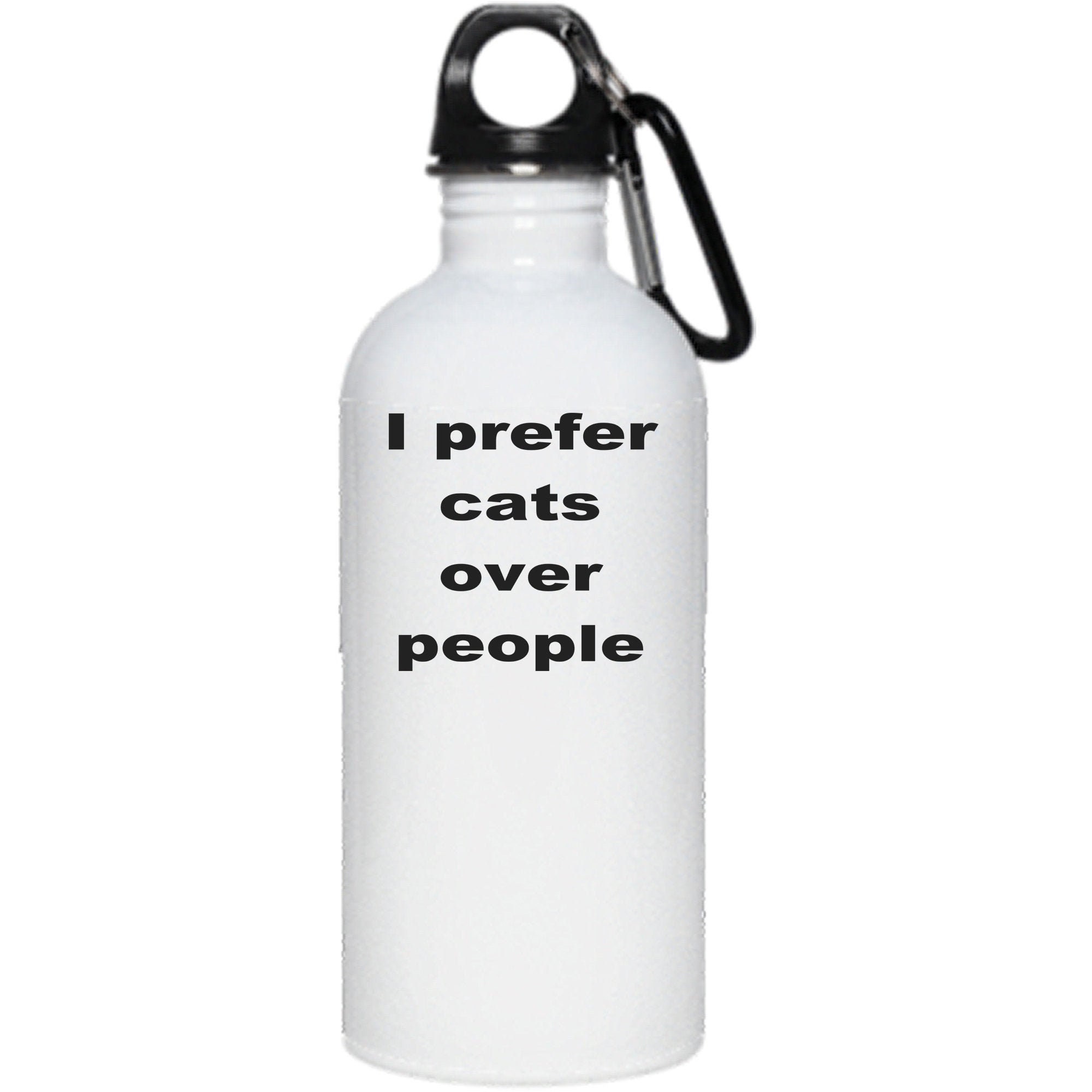 Water Bottle for Cat Lovers Funny Cat Lover Water Bottle Etsy