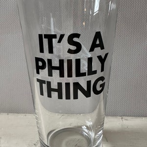 Philly Football, Philadelphia, Eagles inspired Pub glass. It’s a Philly Thing. Philly Sports Fans, Fly Eagles Fly!