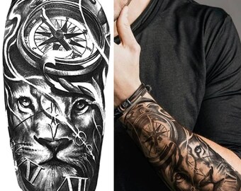 Half Sleeve Tattoo Etsy