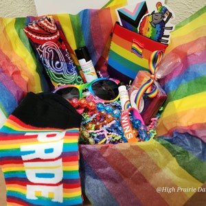 PRIDE LGBTQIA2S+ PRO Gay Celebration and Spa Box Coming Out Care Package Birthday or Wedding Gift for Pride Month and all Year Round