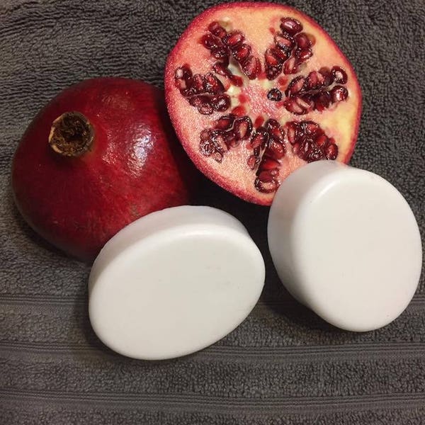 Vanilla Pomegranate Natural Goat Milk Soap Fruity Scented Rich Lathering Bath and Body Bar Spa Self Care Pamper Spa Gifts for Her Birthday