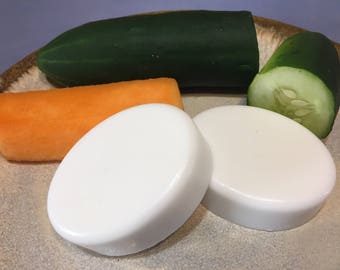 Cucumber Melon Goat Milk Soap Bath Bar phthalate-free Throwback Fragrance Bath and Body Self Care Gift For Her Mom Girlfriend Wife Sister