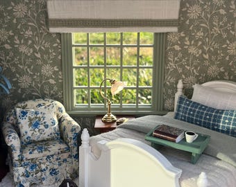 Two-Option Furnished “Dollhouse” Room Box Assembled and Professionally Designed - See Details Inside!