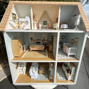 Custom One of a Kind Dollhouse Assembled and Professionally Designed - See Details Inside! image 2