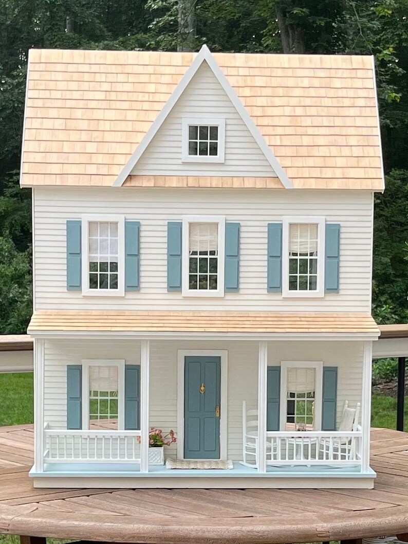 Custom One of a Kind Dollhouse Assembled and Professionally Designed - See Details Inside! image 1