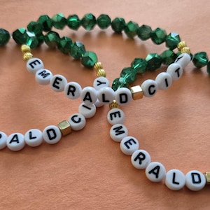 Emerald City Bracelet – Custom Handmade Jewelry | Personalized Orders & Bulk Options Available