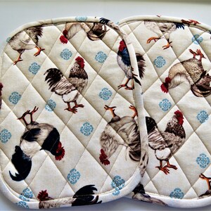 Chicken potholders - set of 2