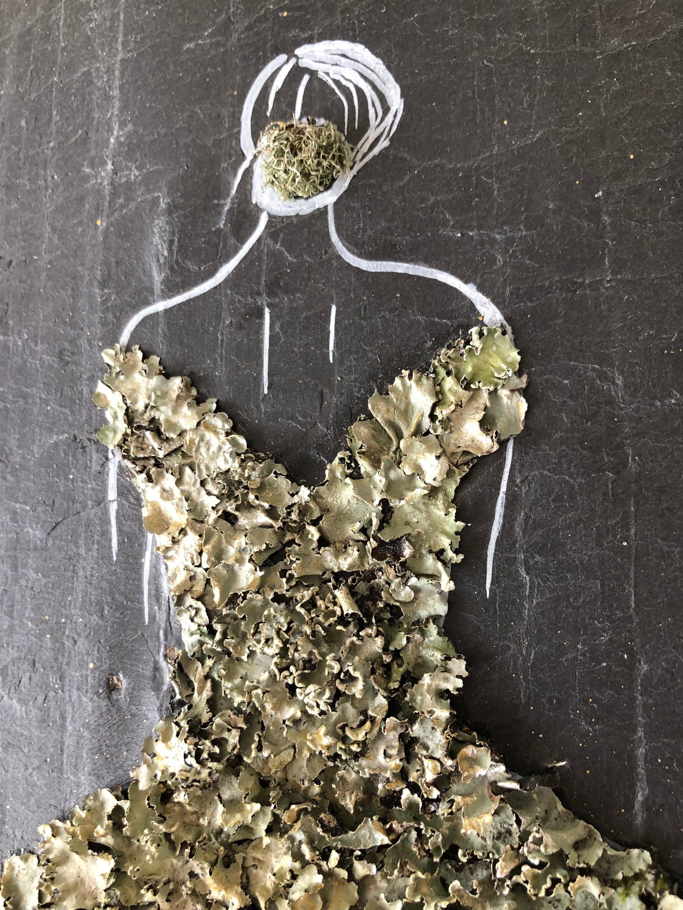 Tableau Recyclé , Dame Nature