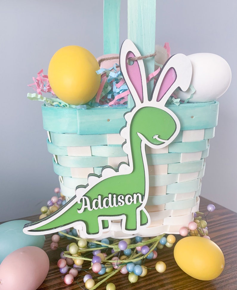Easter Basket Tags Easter gifts Personalized Easter Basket