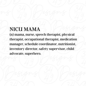 Definitie van een NICU-mama
