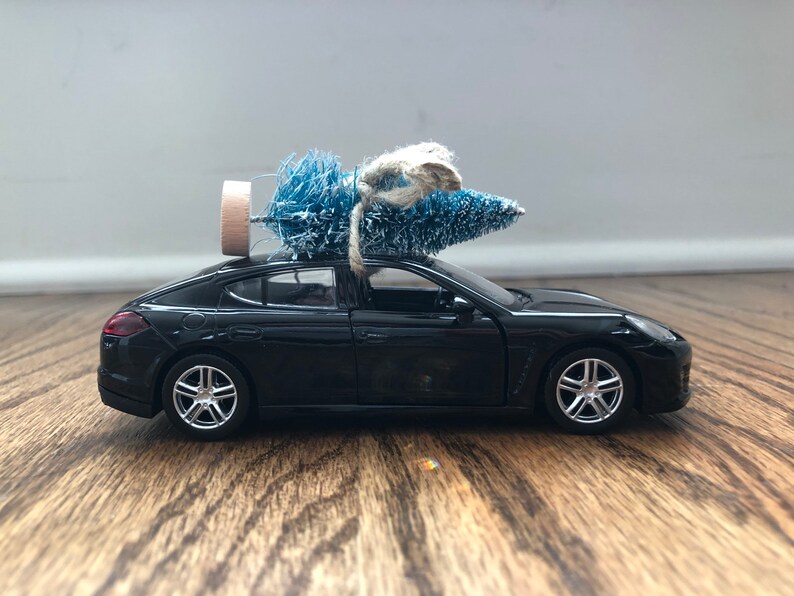 Porsche Panamera Turbo with Christmas tree Porsche Christmas Etsy.de
