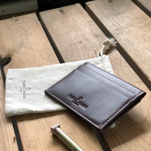 Slim Leather Minimalist Wallet