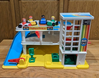 fisher price garage retro