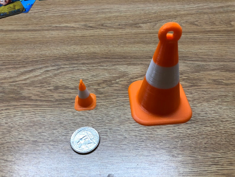 Mini Traffic Cone Christmas Tree Ornament Great for Car Guys and Gals