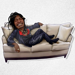Dave Chappelle As Rick James Sticker Hell Of A Etsy