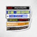 West Coast Rap Sticker - 'West Coast Tapes' Hand-Illustrated Rap Tapes Sticker, N.W.A., Dr. Dre, Kendrick Lamar, Snoop Dogg, Ice Cube, 2pac 