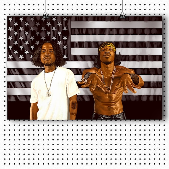 Outkast Poster Stank Love Big Boi And Andre 3000 Etsy