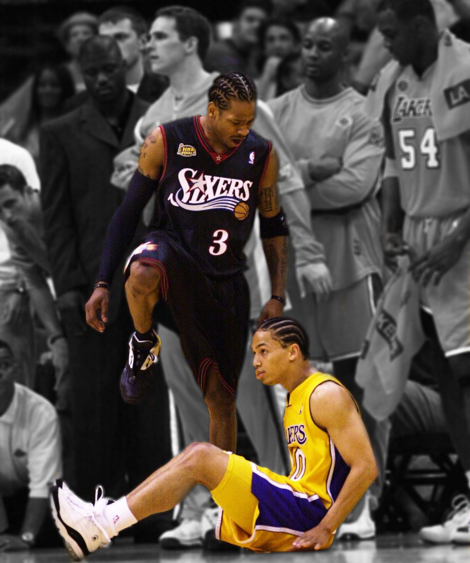 The Iverson Stepover Sticker 1991 NBA Finals | Etsy