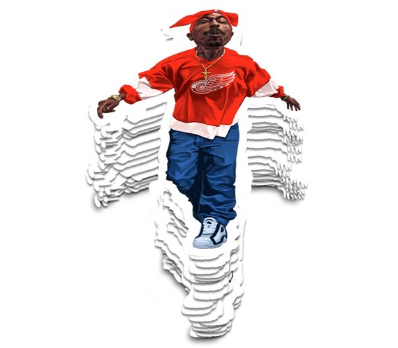 2pac spitting shirt