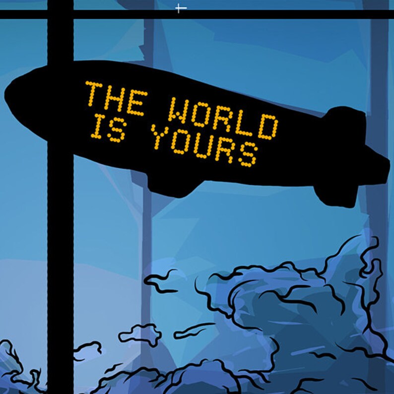 Эскиз the world is yours