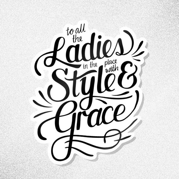 Biggie Smalls style \u0026 Grace Sticker 
