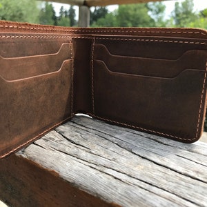 Wallet•Leather Wallet•Man Wallet•Mens Leather Wallet•Slim Leather Wallet•Distressed Leather Wallet•Mens Wallet Bifold•Father's Day