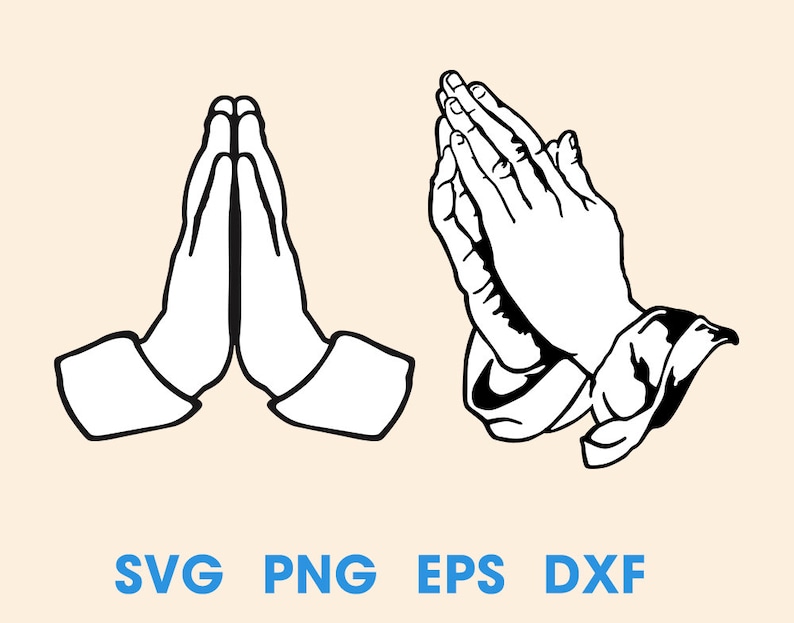 Download Download Free Svg Praying Hands for Cricut, Silhouette ...