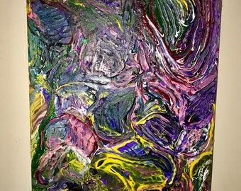 14x14 abstract painting