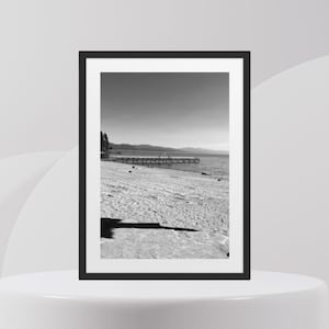 framed neutral wall art, minimalist home decor print, modern  art, boho framed artwork, ready to hang wall print