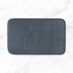 neutral bath mat blue bathroom rug, anti-slip bath mat,  decor, gift for her