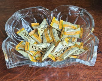 Mikasa Spring Flair Crystal Rectangular Bowl 8" | Elegant Serving Dish | Vintage Crystal Candy Dish | Floral Cut Glass Decor | Wedding Gift
