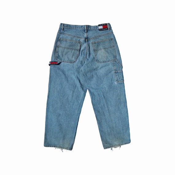 Tommy Grunge Baggy Carpenter Light Wash Etsy