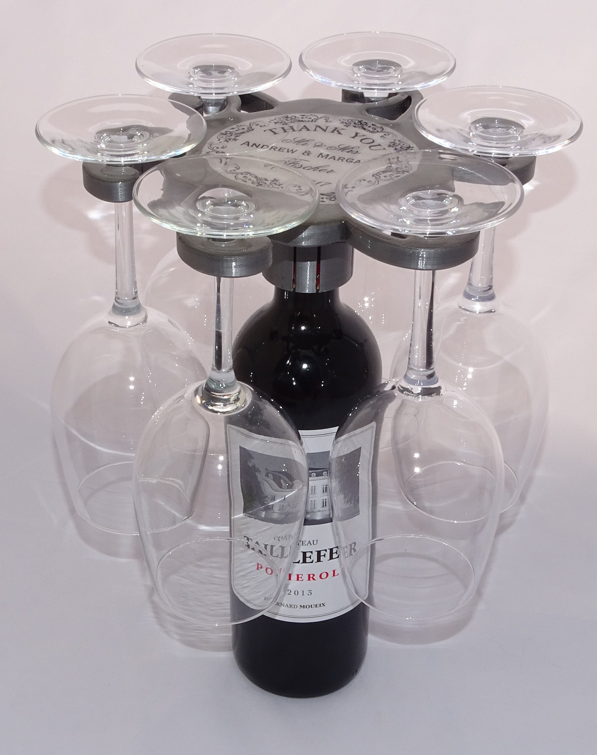 Base Porte Flûtes à Champagne ou Verres Vin Personnaliser Soi Même