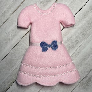 Elf dress/holiday elf clothes/12” doll dress/doll clothing/elf sweater/elf clothing/elf costume