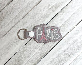 Paris Keychain, Paris key ring, Paris key chain, Paris key fob, Tower keychain, Tower key chain, Tower Key Fob, Tower keys, Tower keychain