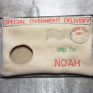 Personalized Elf Envelope Costume/Elf Costume/Elf Envelope/Elf Special Delivery/Elf Costume/Elf Envelope/Personalized Envelope/Personalized