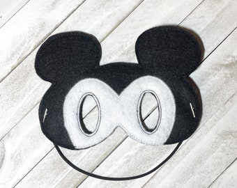 The mouse mask, Felt Kids Mask, Costume Dress Up Halloween, Costume Mask, Elastic Mask, Pretend Play Mask, Costume Mouse Mask, Mouse Play Ma