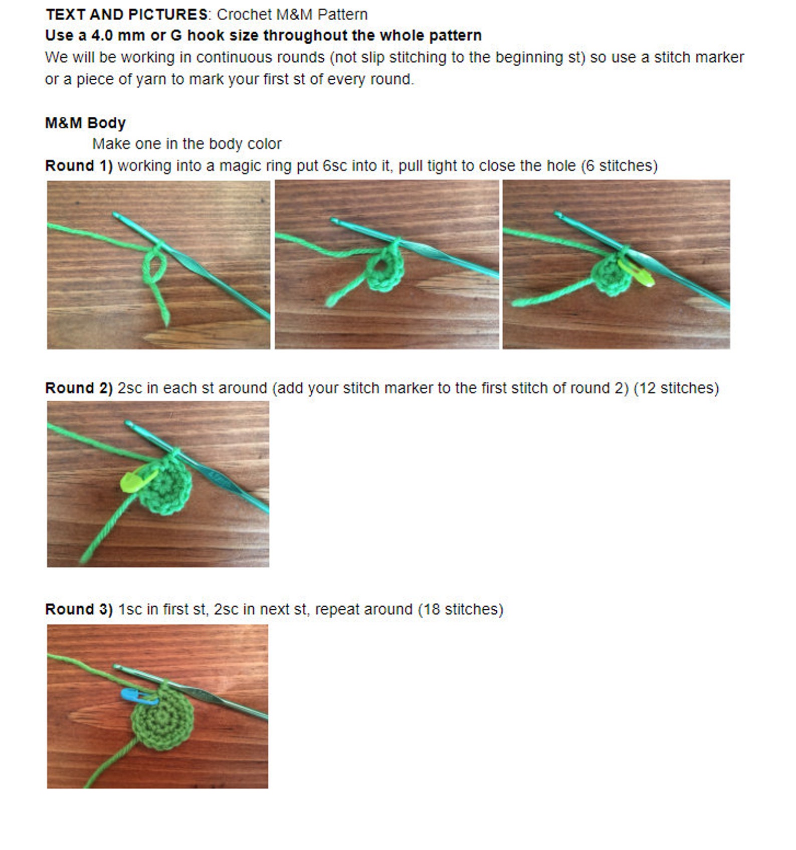 CROCHET PATTERN ONLY Crochet M&M Pattern Amigurumi Crochet Etsy