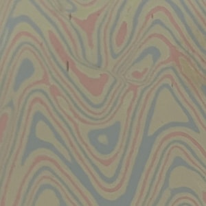 May include: Abstract marbled paper with swirling patterns in shades of light blue, pink, and beige.