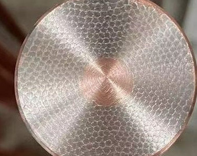 32mm OD Superconductor round rods, 10mm diameter of copper core, 1mm dot diameter, superconductor ring, coin, EDC