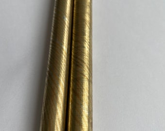 12mm/16mm/24mm OD Mokume Gane Copper Twist Pattern Round Rod for Metal Crafting, Mokume Gane rings, EDC