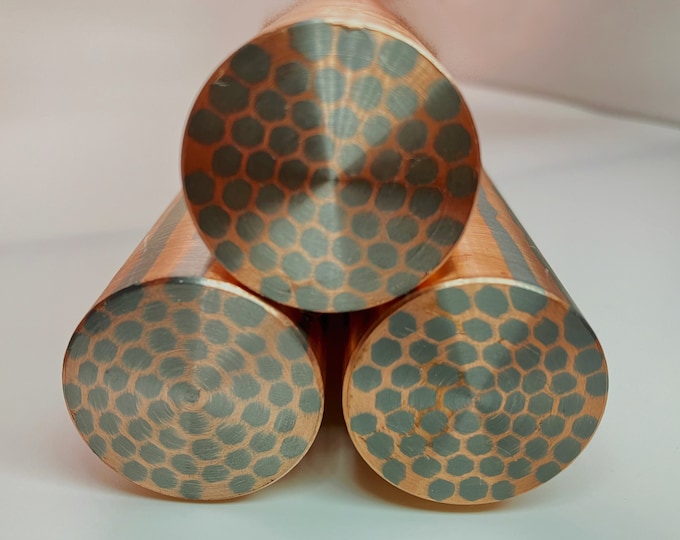 32mm OD Superconductor round rods,full pattern, 3mm dot diameter, superconductor ring, coin, EDC