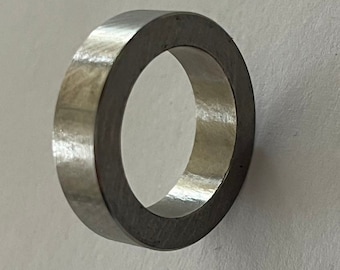 Four alloys Mokume TiZr (ZrTidamascus) ring blank, 5~12.5 size. Note: the ring blank was not polished and colored yet