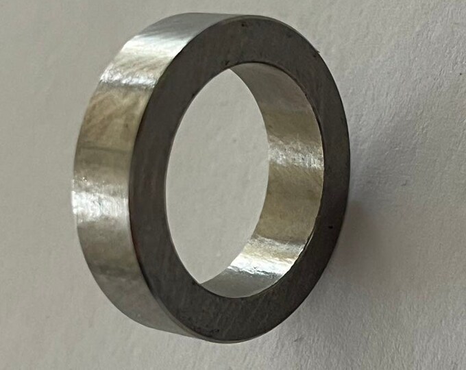 Four alloys Mokume TiZr (ZrTidamascus) ring blank, 5~12.5 size. Note: the ring blank was not polished and colored yet