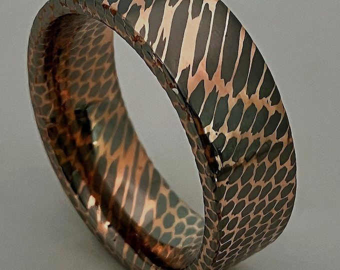 Superconductor ring, small NbTi wire, flat profile, 8mm width, polish