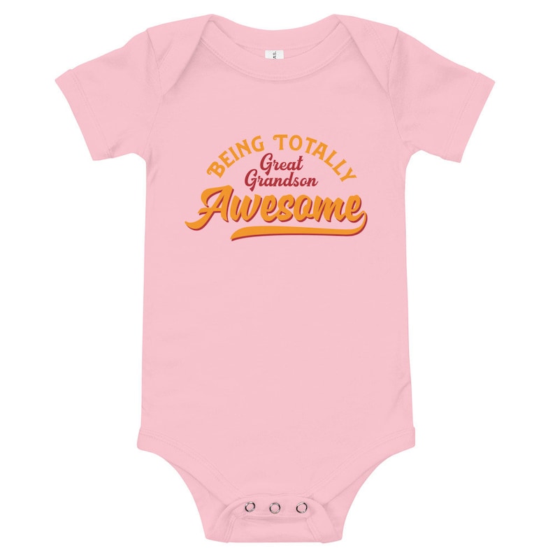 Awesome Great Grandson Baby Outfit Gift Baby Bodysuit