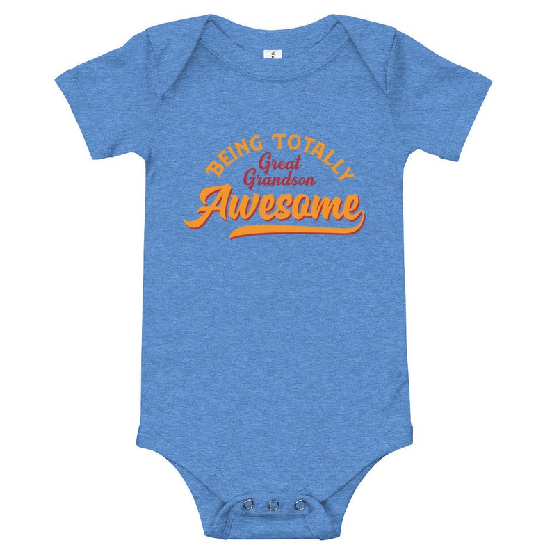 Awesome Great Grandson Baby Outfit Gift Baby Bodysuit