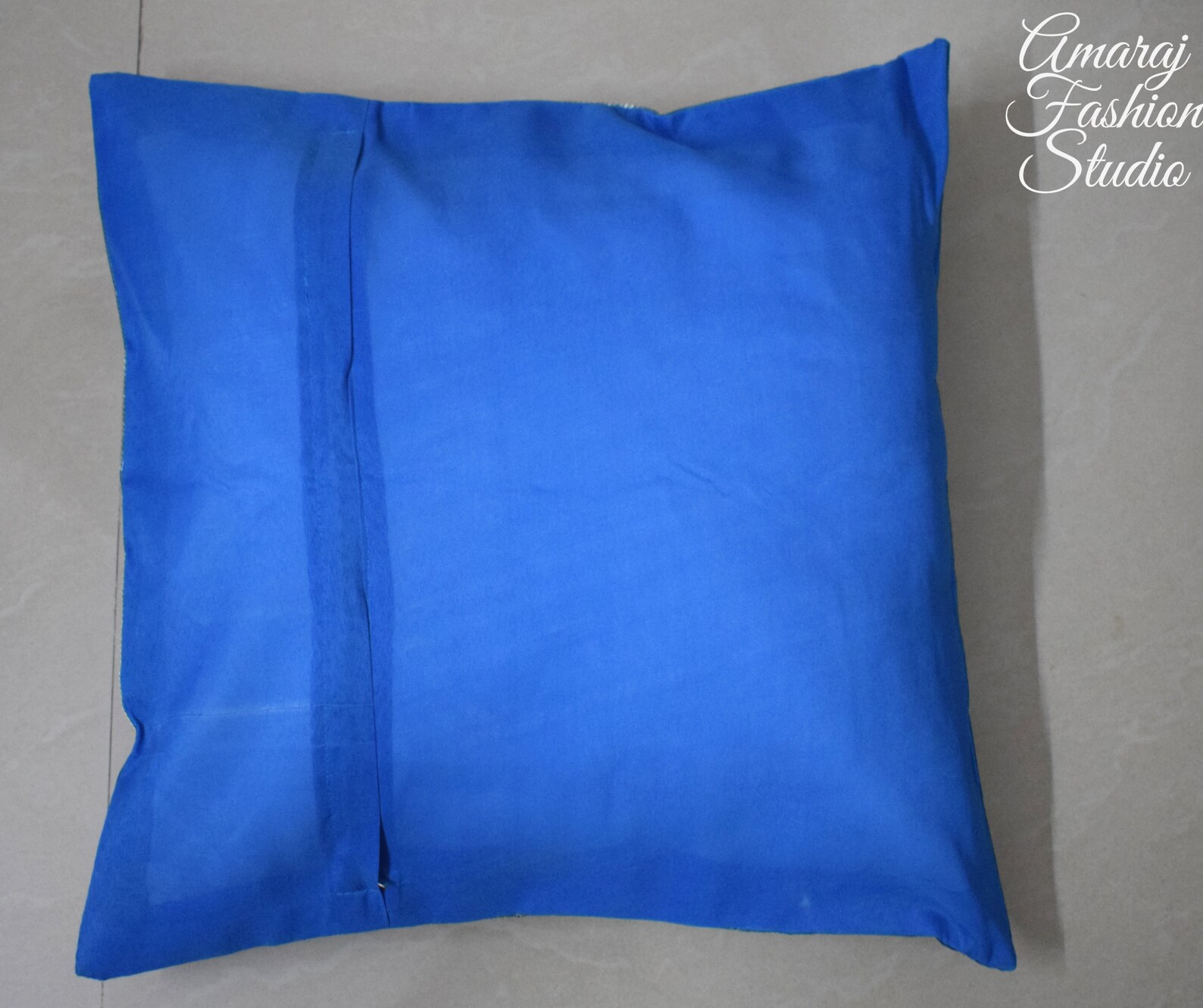 Blue Silk Cushion Cover Pillow Cover/ Home Bedroom Decor Etsy